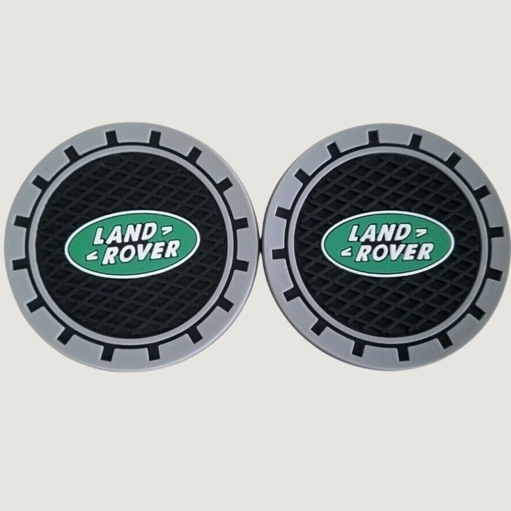 Land Rover Car Cup Holder Coasters 2PC Anti-Slip Silicone